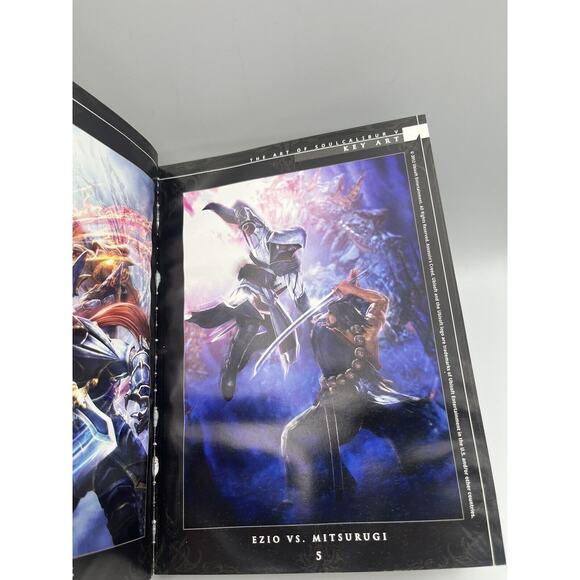 The Art of Soul Calibur V 5 Artbook and Soundtrack CD Authentic Original - Picture 5 of 8